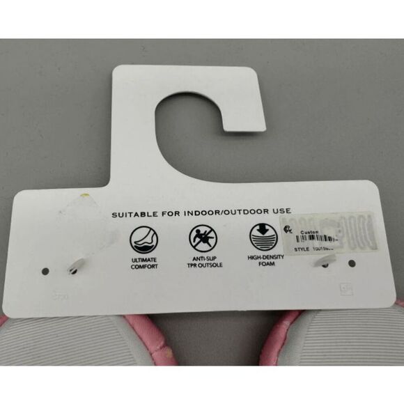 Charter Club NWT size 5-6 slippers quilted memory foam, pink house shoes - Picture 6 of 6